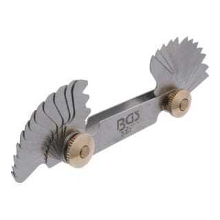 Gewindeschablone 24 Blatt metrisch 0,25 - 6,00 mm