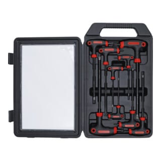 Bgs Technic - Schraubendreher-Satz mit T-Griff und seitlicher Klinge T-Profil (für Torx) mit Bohrung T10 - T50 9-tlg.