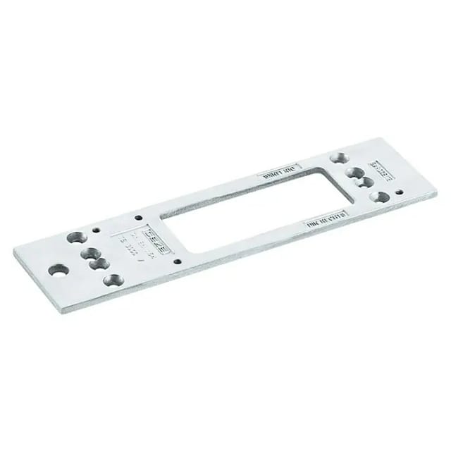 Geze - Montageplatte silber passend für ts 3000