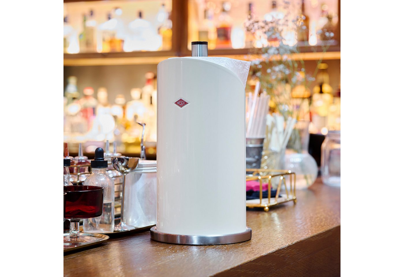 Wesco - Küchenrollenhalter Weiss Matt Bild 5
