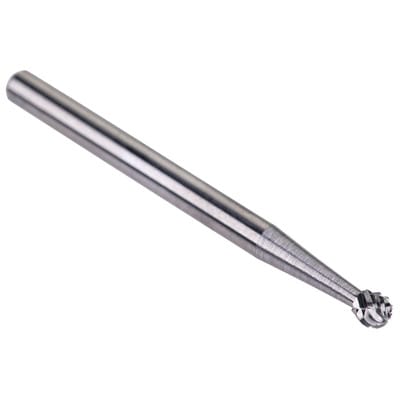 Frässtift Kopf-L.2,5mm hm Blank Schaft-D. 3mm