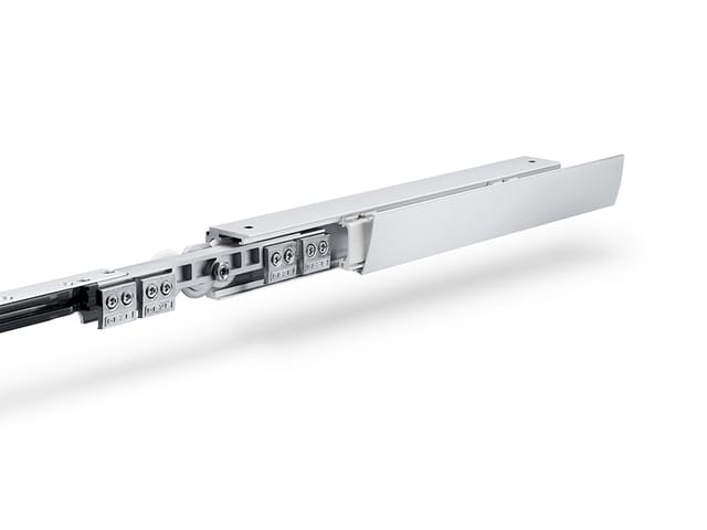 Geze - Schiebesystem Levolan 120 120 kg 2450 mm EV1 Glasflügel Komplettset 64-124 cm Wandmontage