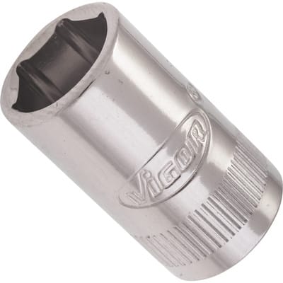 Vigor - Sechskant Steckschlüsseleinsatz ∙ V2422N ∙ 1/4 Zoll (6,3 mm) Vierkant hohl ∙ Außen Sechskant Profil ∙ sw 10 mm