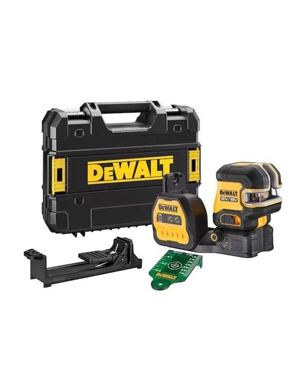 DCE825NG18 5-Punkt-Kreuzlinien Laser grün 12V 18V mit tstak Koffer ohne Akku - Dewalt