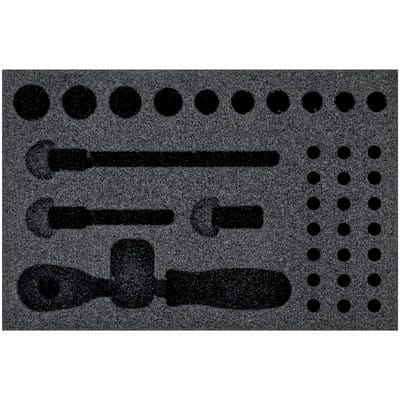 2-Komponenten Weichschaumeinlage 163-253L ∙ l x b: 172 mm x 114 mm