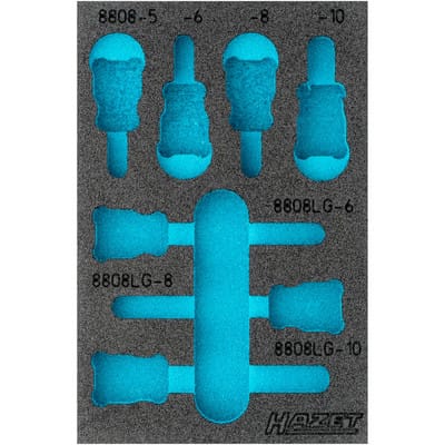 2-Komponenten Weichschaumeinlage 163-460L ∙ l x b: 172 mm x 114 mm