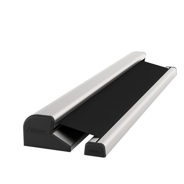 Athmer - Fingersch.Rollo NR-30 L.1925mm bg silberf.Rollo schwarz - 5-801-1925-2109