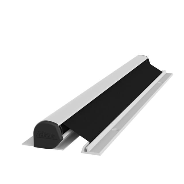 Fingerschutz Rollo NR-30 Länge 1925 mm Bandgegenseite verkehrsweiß Farbe Schutzrollo schwarz