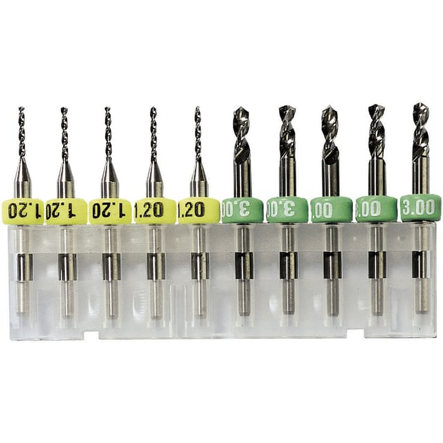 Bungard 81015 Leiterplatten-Bohrerset Inhalt 10 St.