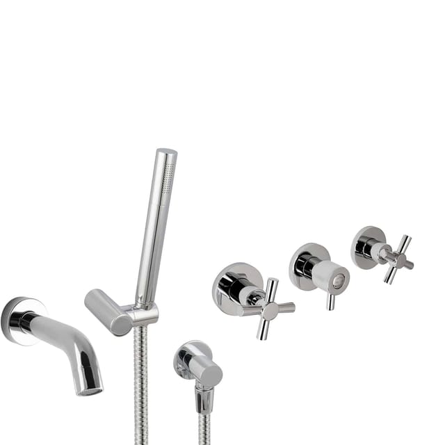 Paulgurkes Wannenset Mischbatterie Set Für Badewanne Mit Handbrause