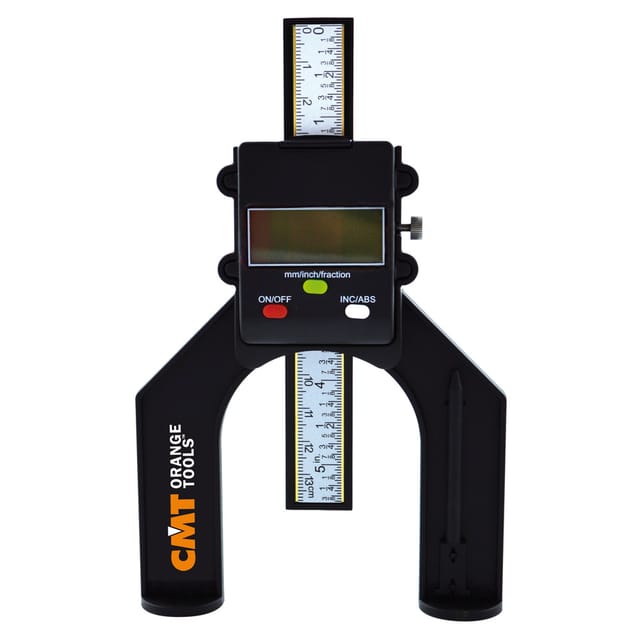 CMT – Pied a coulisse numerique DHG001 0-80 mm – Goupille von profondeur 0-52 mm – Precision ±0,10 mm – Aimants integres fur mesures fiables