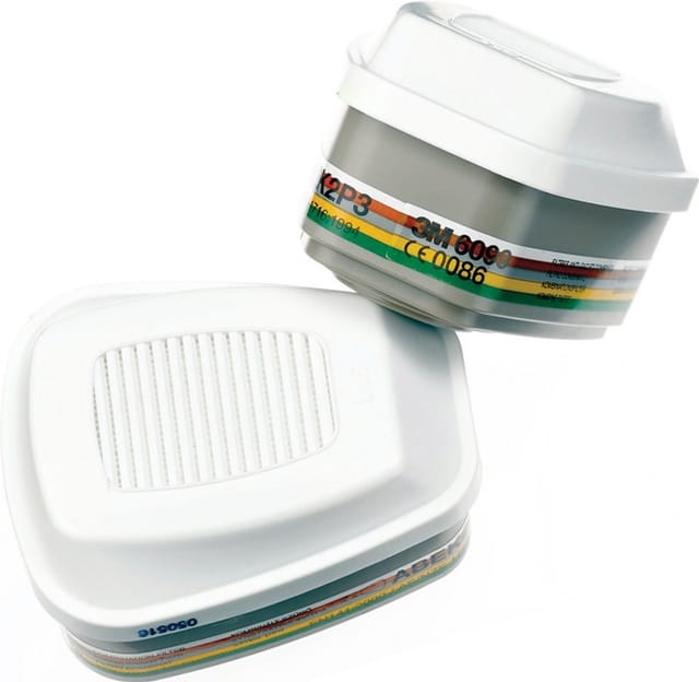 3M 7100104327 Gas- und Kombifilter 6099 A2 B2 E2 K2 Hg P3R + Formaldehyd EN 1438