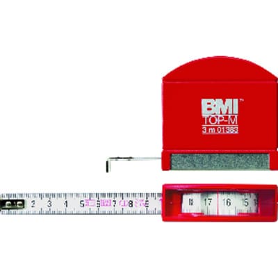 Taschenbandmit mit Metallfür 3mx13mm weiss bmi