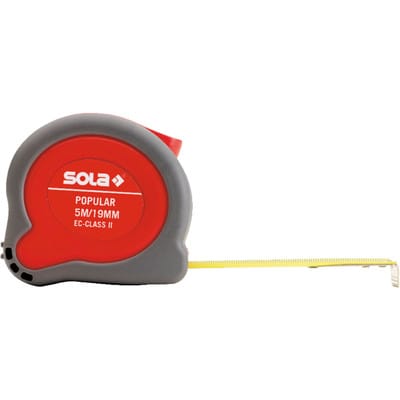 Rollmeter Popular 3m x 13mm - Sola