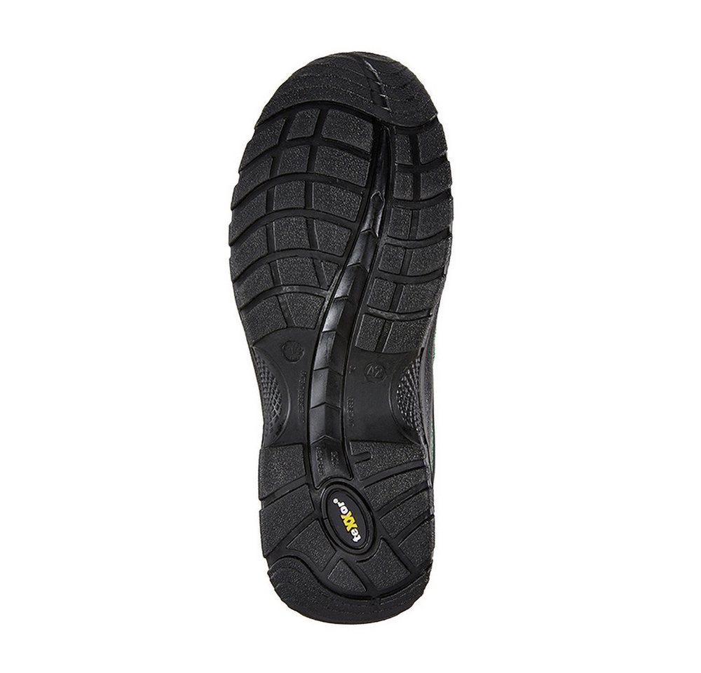 Texxor® S2-sicherheitshalbschuhe Nantes Schwarz/grün 621038 Gr.38