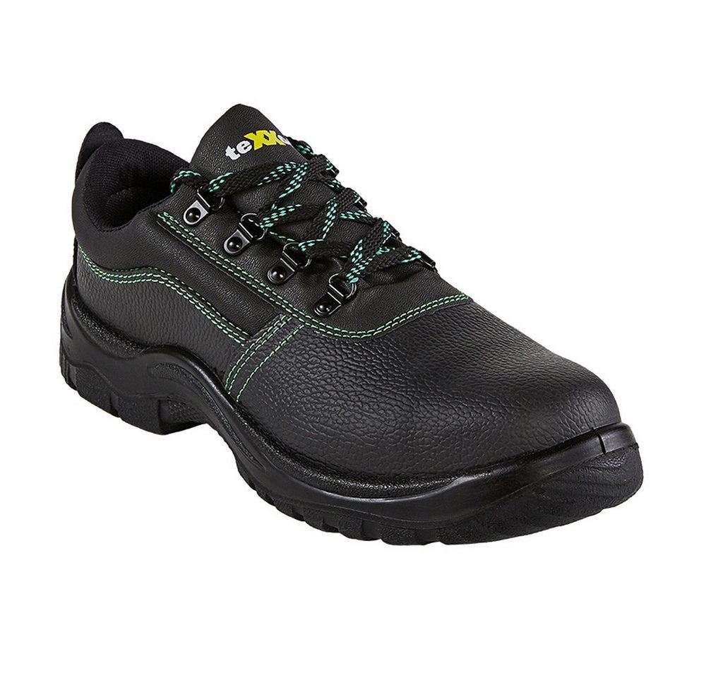 Texxor® S2-sicherheitshalbschuhe Nantes Schwarz/grün 621038 Gr.38 Bild 4