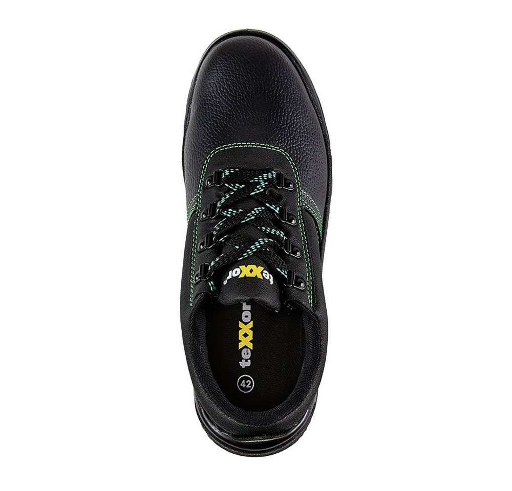 Texxor® S2-sicherheitshalbschuhe Nantes Schwarz/grün 621038 Gr.38 Bild 5