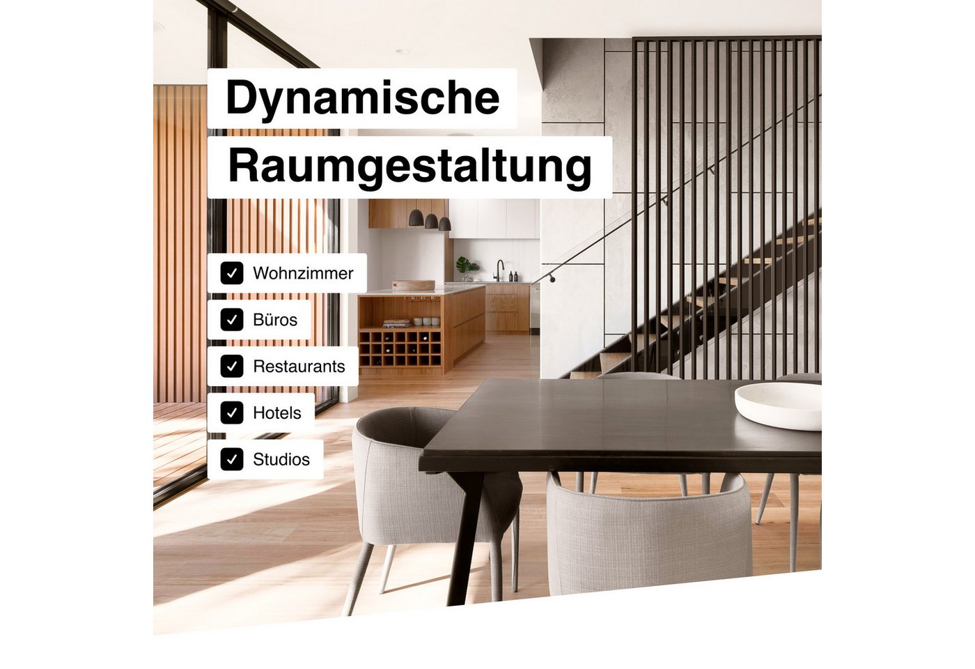 Hexim Raumteiler Lamellenwand 275x58cm Mdf Raumtrenner Trennwand: 1 Lamellenwand - 1.59 M², Schwarz