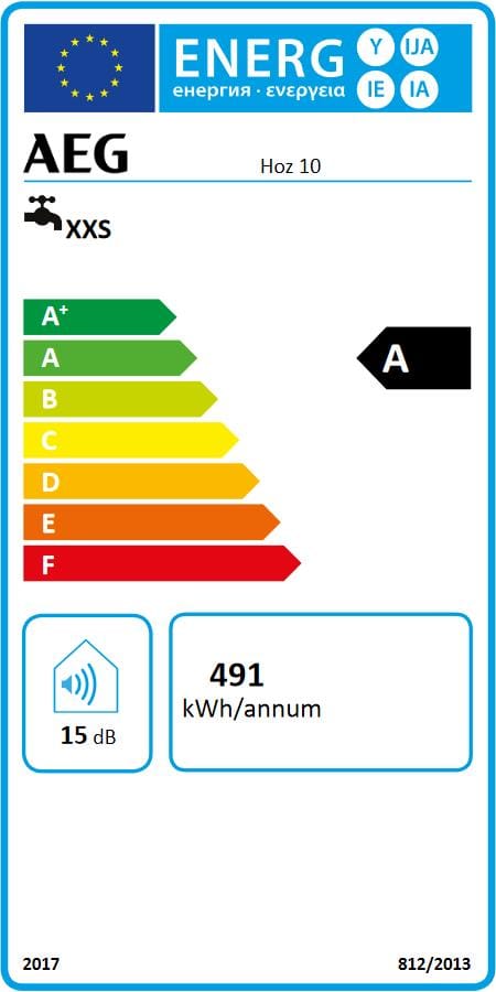 Aeg Offener Kleinspeicher Hoz 10, 2 Kw, 230 V, Weiß - 229488