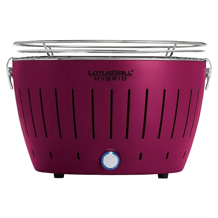 LotusGrill Hybrid-Grill Classic (Durchmesser Grillfläche: 32 cm, Anzahl Brenner: 1 Stk., Pflaumenlila)