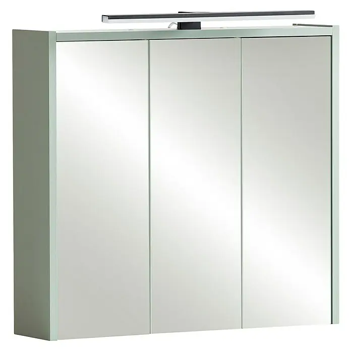 Schildmeyer LED-Spiegelschrank Pandora (B x H: 650 x 627 mm, Pistazie)