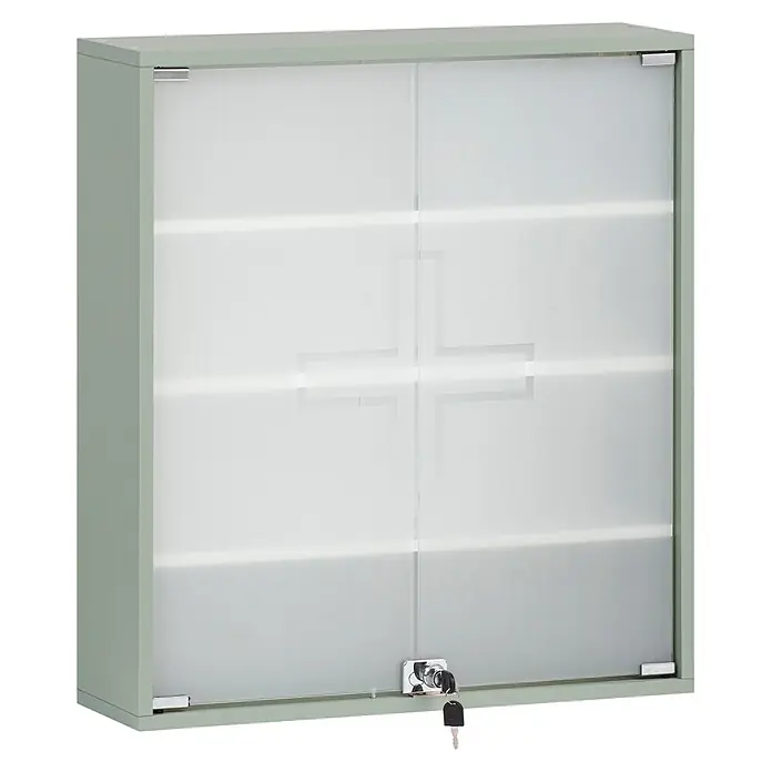 Schildmeyer Bjarne Medizinschrank (B x H: 64,2 x 71,4 cm, Holz, Pistazie)