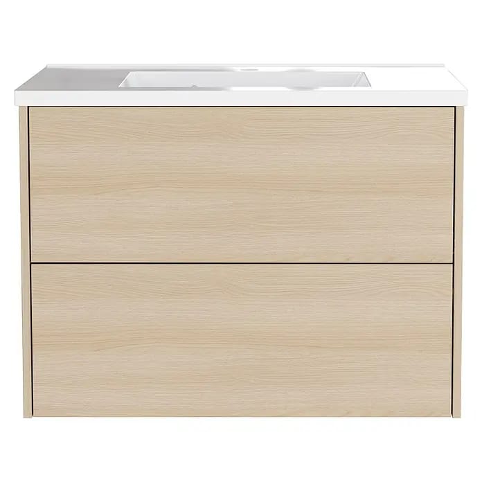 Germania Waschtischunterschrank GW-BODERA (B x T x H: 81 x 46 x 61 cm, Lindberg-Eiche-Nb.)