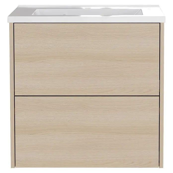 Germania Waschtischunterschrank GW-BODERA (B x T x H: 61 x 46 x 61 cm, Lindberg-Eiche-Nb.)