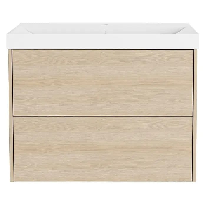 Germania Waschtischunterschrank GW-BODERA (B x T x H: 81 x 46 x 65 cm, Lindberg-Eiche-Nb.)