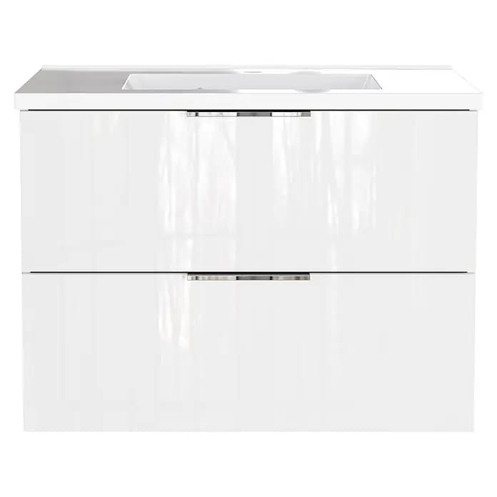 Germania Waschtischunterschrank GW-CELANO (B x T x H: 81 x 46 x 61 cm, Weiß)