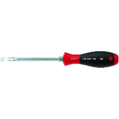 Wiha - Schraubendreher SoftFinish® Schlitz mit Sechskantklinge und Sechskantansatz 10,0 mm x 175 mm (00738)