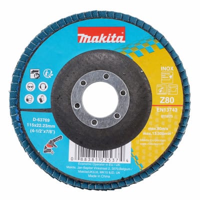 Fächerschleifscheibe 115 mm Z80 - D-63769 - Makita