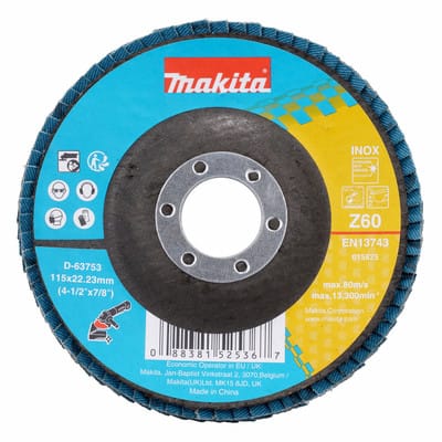 Fächerschleifscheibe 115 mm Z60 - D-63753 - Makita