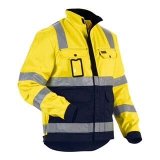 Blaklader - Blakläder Warnschutz-Jacke, gelb / marineblau, Unisex-Größe: m