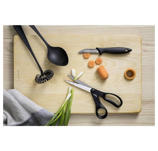 1023817 Haushaltsschere Linkshänder, Rechtshänder 210 mm Schwarz - Fiskars