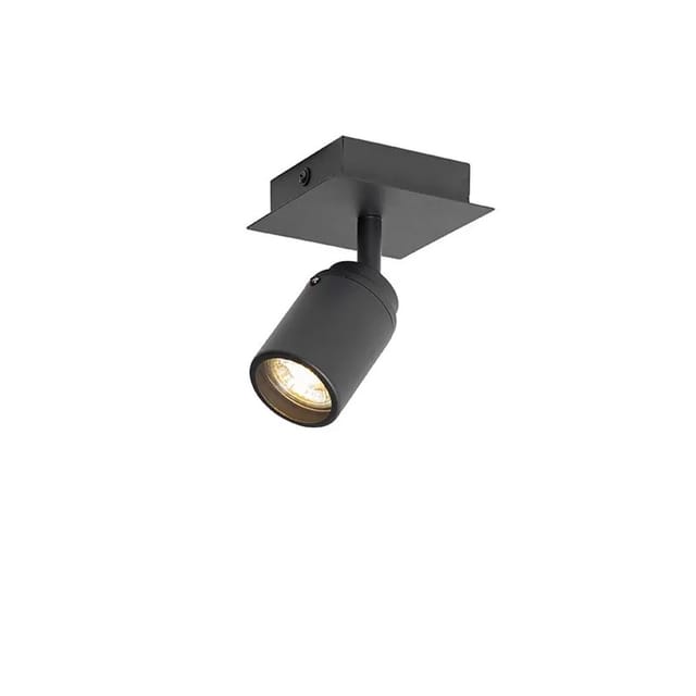 Moderner Badspot schwarz quadratisch IP44 - Ducha