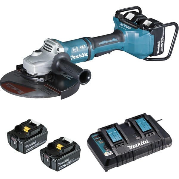 Winkelschleifer 36V lxt Ø230 mm (4x5,0 Ah) im Koffer Makita DGA900PT4