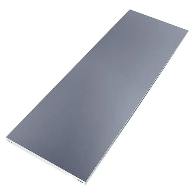 Stahlfachboden Breite 800 mm Tiefe 300 mm Stahl weißaluminium