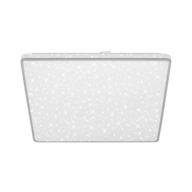 Brilo - led Deckenleuchte Deckenlampe Sternenhimmel Backlight flach 24W chrom ner