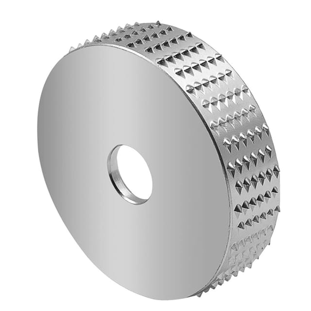 Ladacèe - 7,5 Cm Holzschnitzscheibe Für Winkelschleifer Und Elektrische Handbohrmaschine – Winkel-holzformscheibe – Schleif-rotationsschleifscheibe (silber)