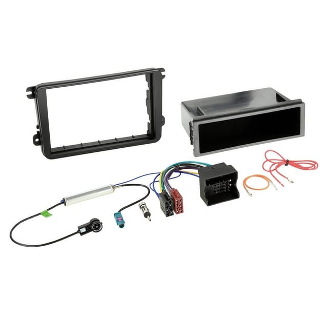 Adnauto - acv 611320-15-01 Autoradio Einbaublende DoppelDIN Passend für (Auto-Marke): Seat, Skoda, Volkswagen