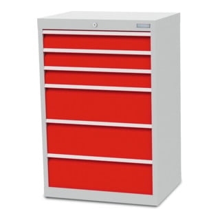 Bedrunka+Hirth Schubladenschrank Serie T500-6 mit 6 Schubladen