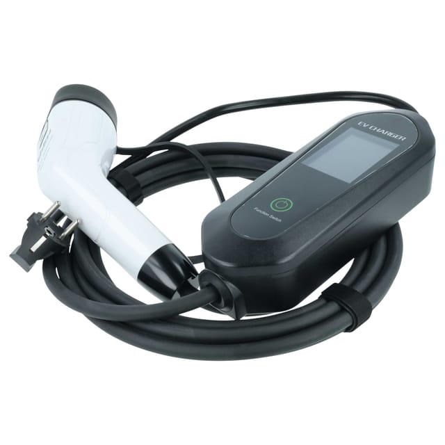 vhbw Ladekabel Typ 2 zu Typ F CEE 7/7 kompatibel mit Alfa Romeo Tonale Elektroauto, 1-phasig, 16 A, 3,5 kW, 5 m
