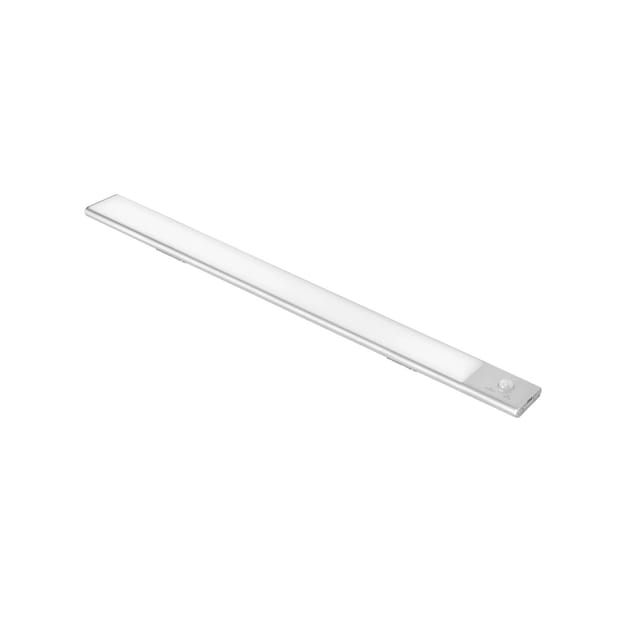 Usb wiederaufladbare LED-Wandleuchte Kaus mit Bewegungssensor, L400mm, Kunststoff und Aluminium, Matt eloxiert - Emuca