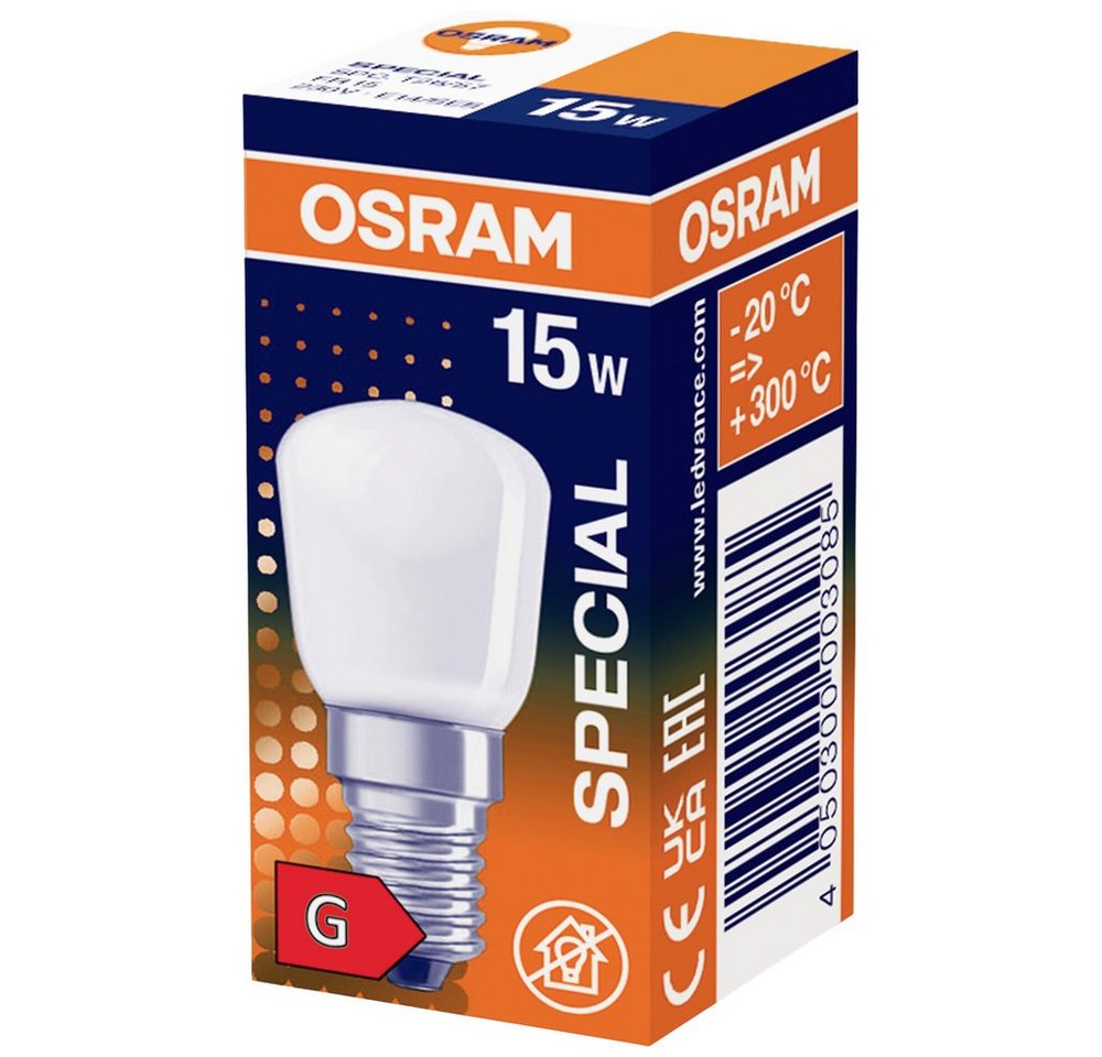 Osram - homelighting Backofenlampe eek: g (a - g) 57 mm 230 v E14 15 w Spezialform 1 St. Bild 3