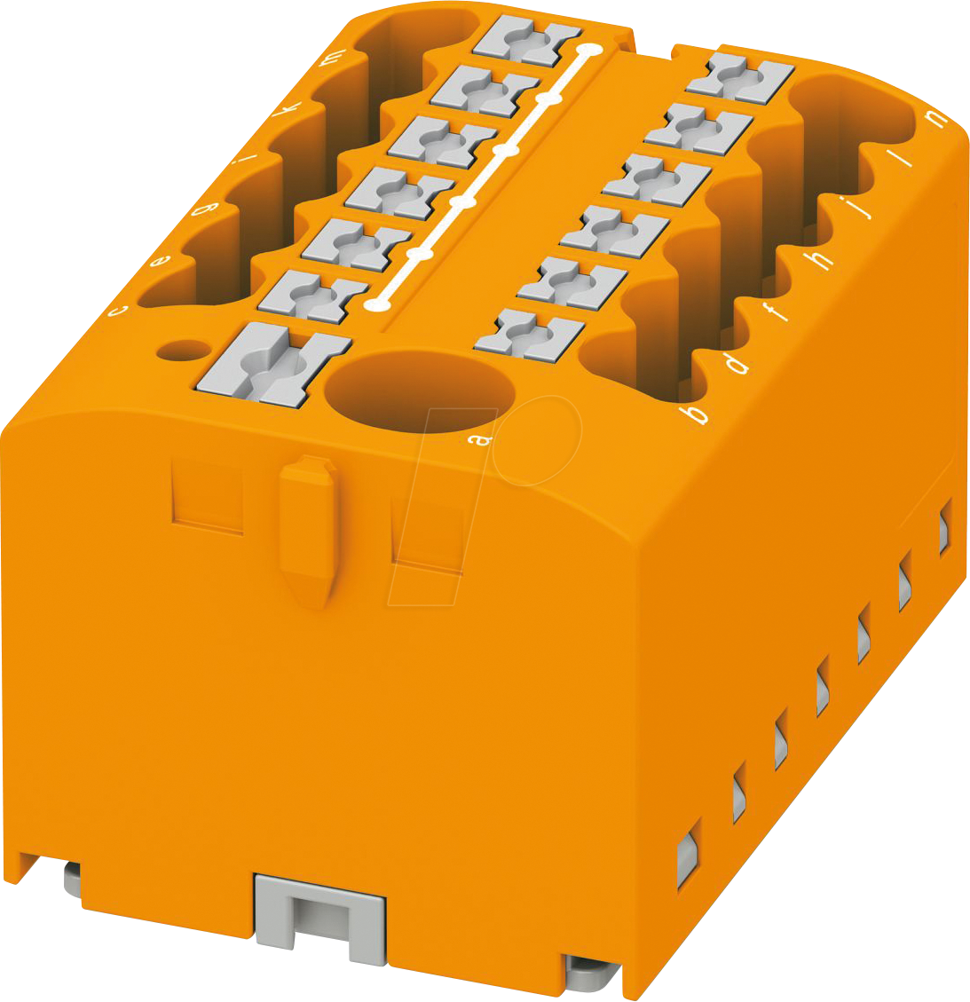 PHOE 3273370 - Verteilerblock PTFIX, 6/12x2,5, orange