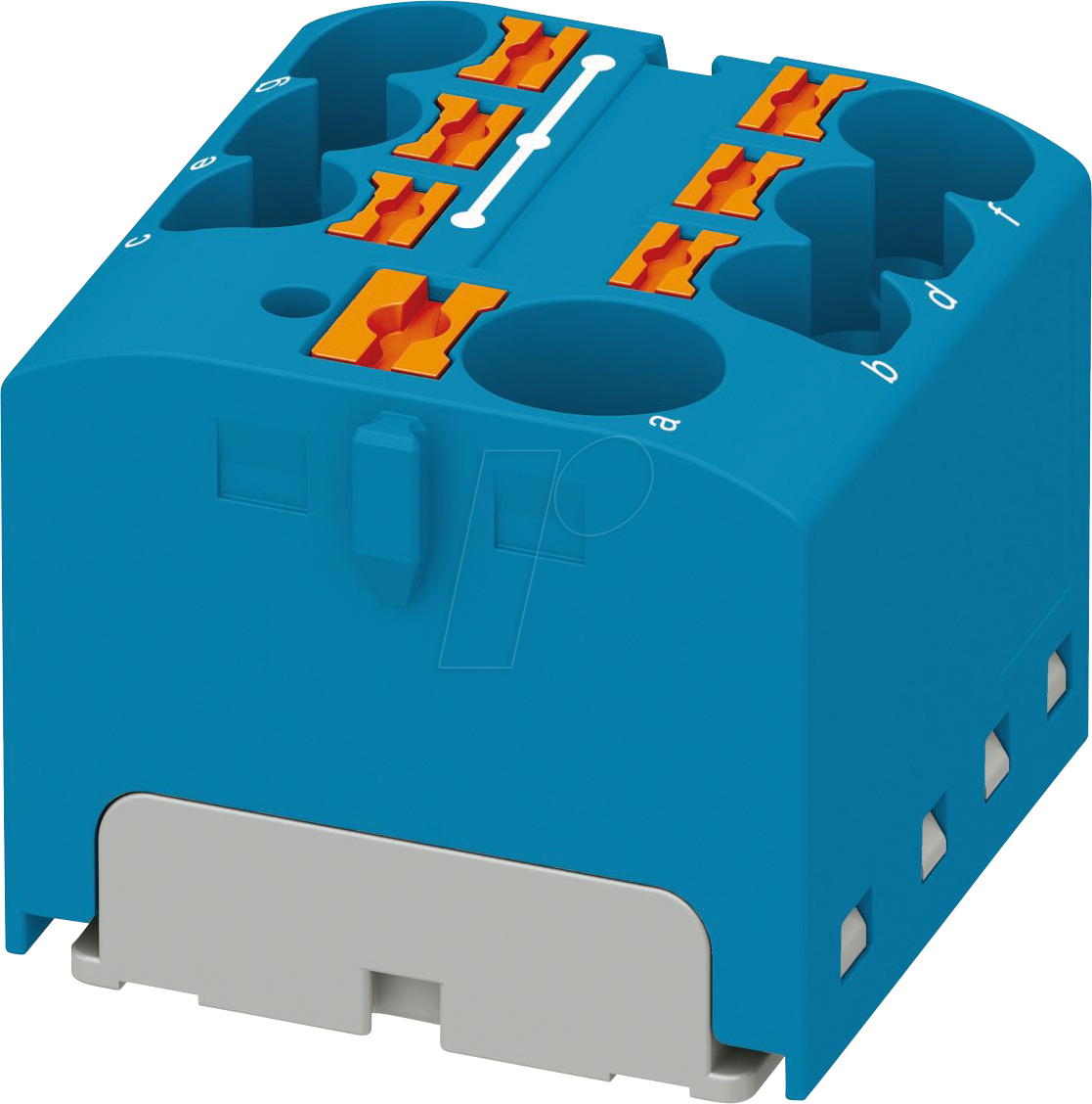 PHOE 3273990 - Verteilerblock PTFIX, 10/6x4, blau