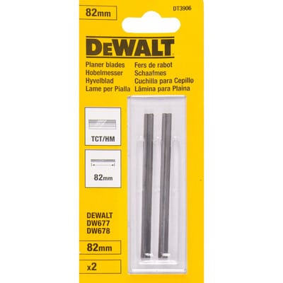 Hobelwendemesser hm 82 mm DT3906-QZ 2 Stk - Dewalt