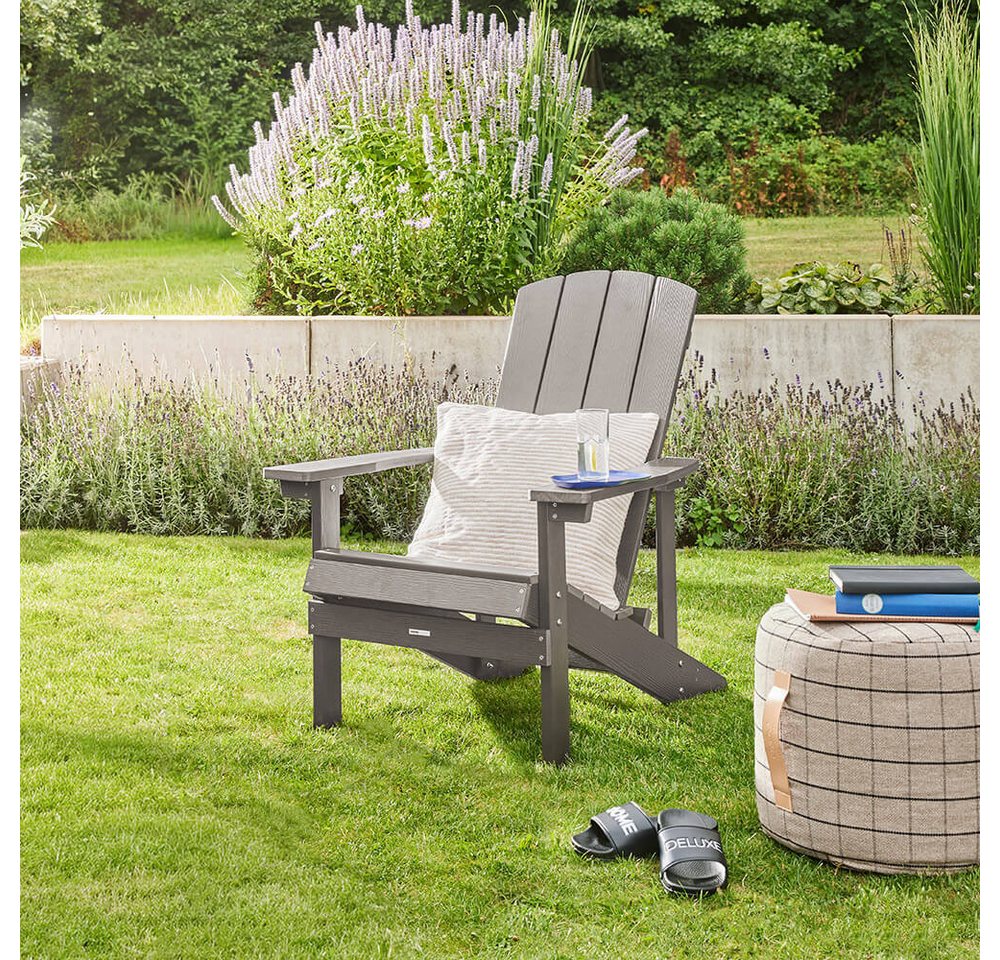 HOME DELUXE Gartenstuhl FAREA – Grau Bild 4
