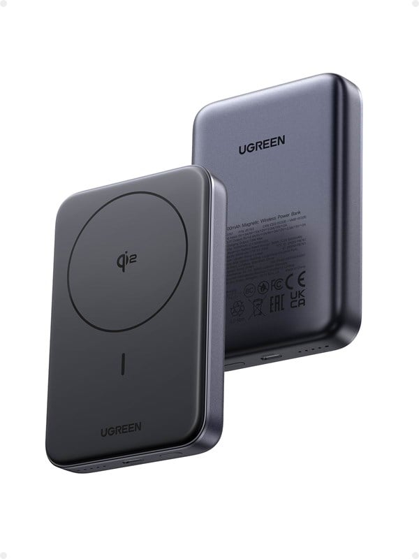 UGREEN Magsafe Portable Charger Qi2 Certified Magnetic 15w Wireless Power Bank 10000mah 30w Fast Charging - 10000 mAh